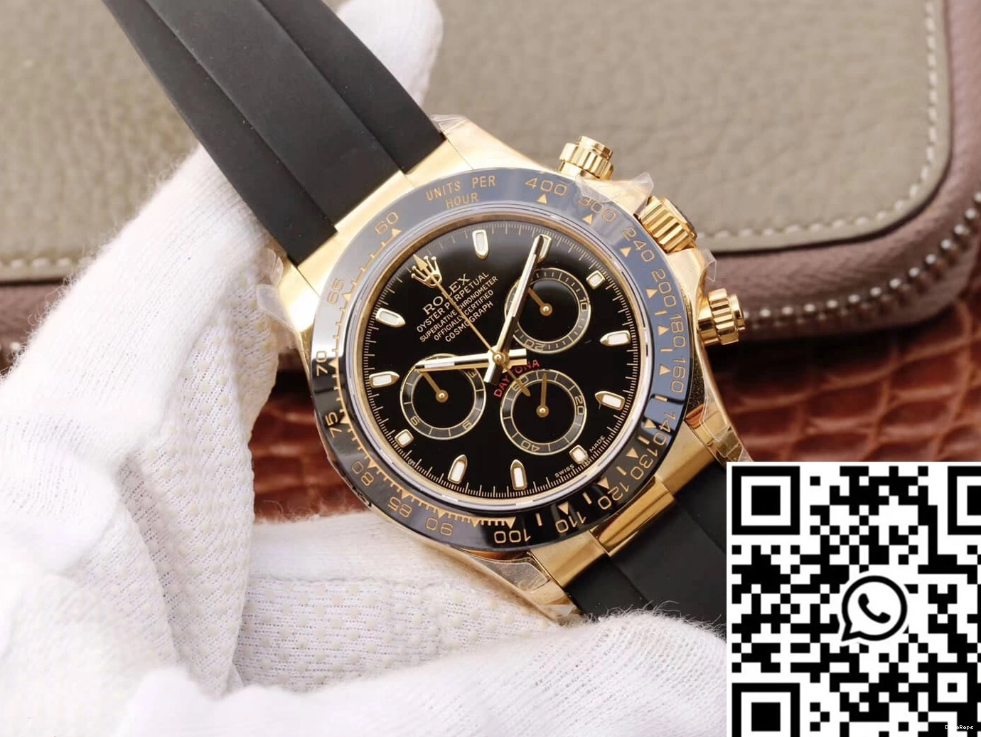 Black JH Daytona Cosmograph Dial M116518ln-0043 Rolex Factory 0301